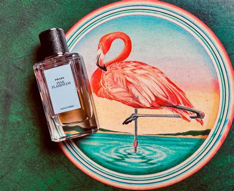 Pink Flamingos Prada perfume 